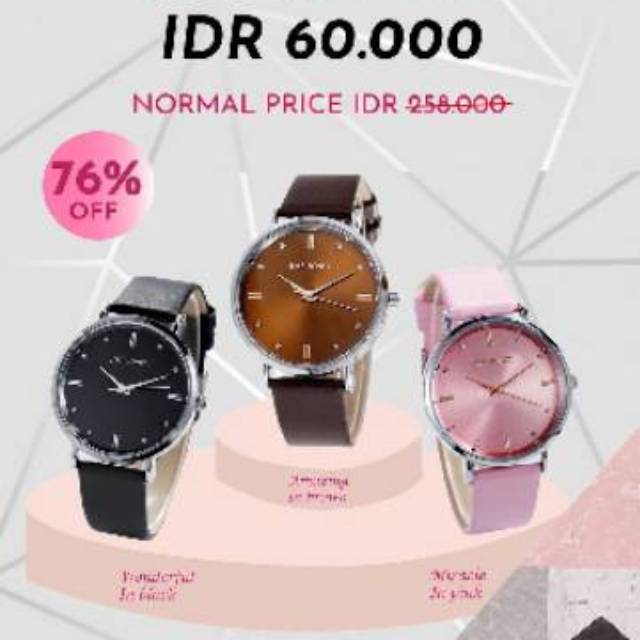 PROMO Jam Tangan Jims Honey kode 8123