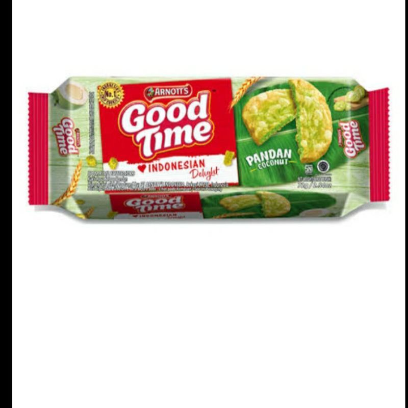 

Arnott's Good Time Cookies Pandan Coconut 72g