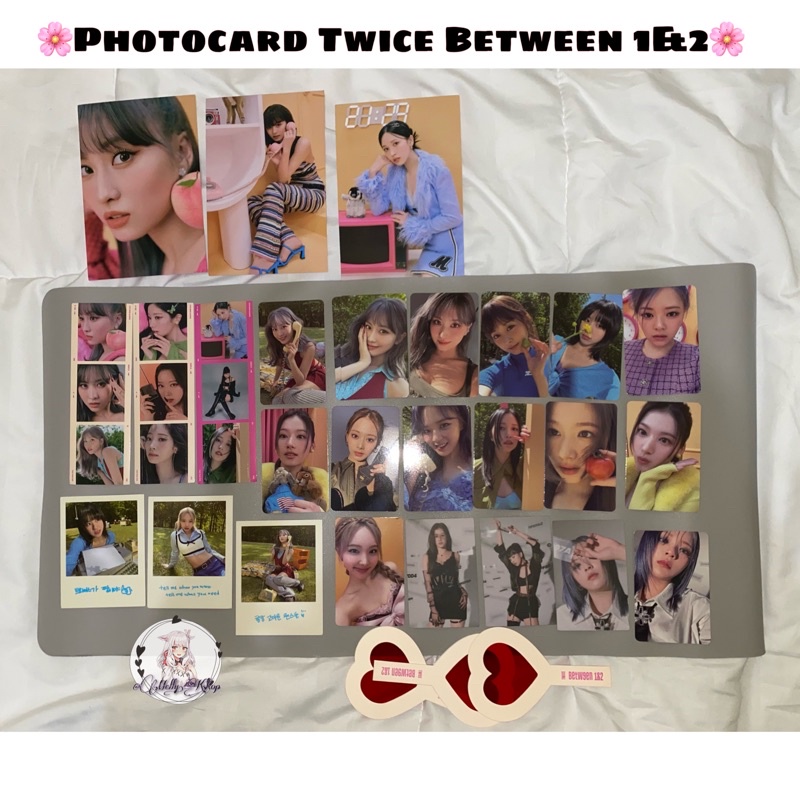 [READY] PHOTOCARD PC JYP TWICE BETWEEN 1&2 POSTCARD POSTER FILM PHOTO POLAROID MESSAGE CARD NAYEON J