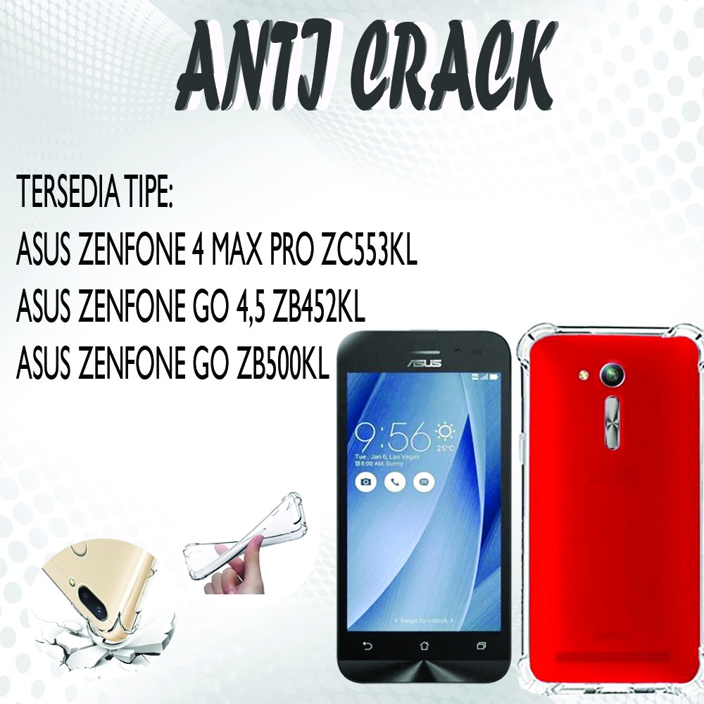 SILIKON Anticrack KESING Case Anti Crack Casing ZENFONE 4 Max Pro ZC554KL ZENFONE LIVE ZB501KL LENOVO A6600