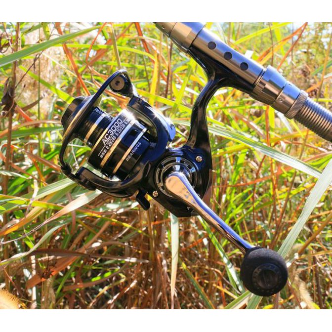 Promo Bulan Ini Reel Pancing Deukio Spool Metal Ac2000-7000 Spinning Reel - Ac6000 Terbatas