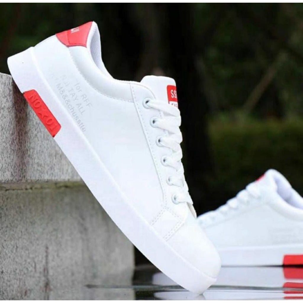 ARMY - SEPATU Sneakers WHITE&amp;BLACK ss.senji sepatu fashion sepatu casual berkualitas terlaris