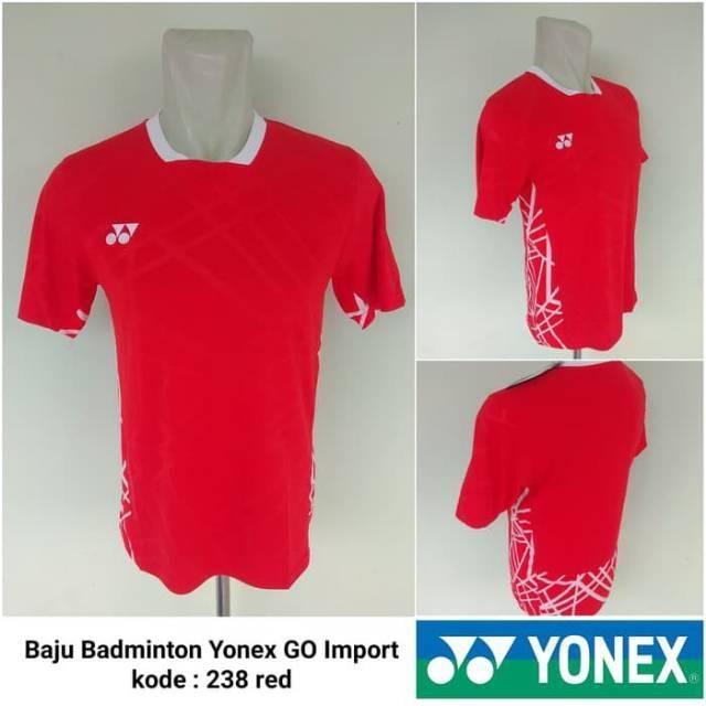 Baju / Kaos Jersey Badminton / Bulutangkis YONEX 238 Import Grade Original