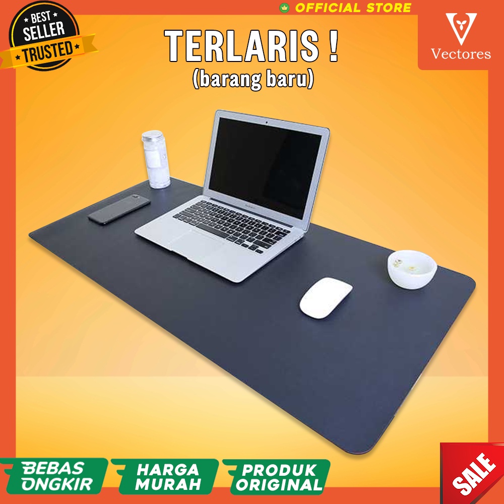 [ORIGINAL] Mousepad Mouse Pad Bahan Kulit Besar Laptop Kantor Anti Slip Office Pad XL Terbaru