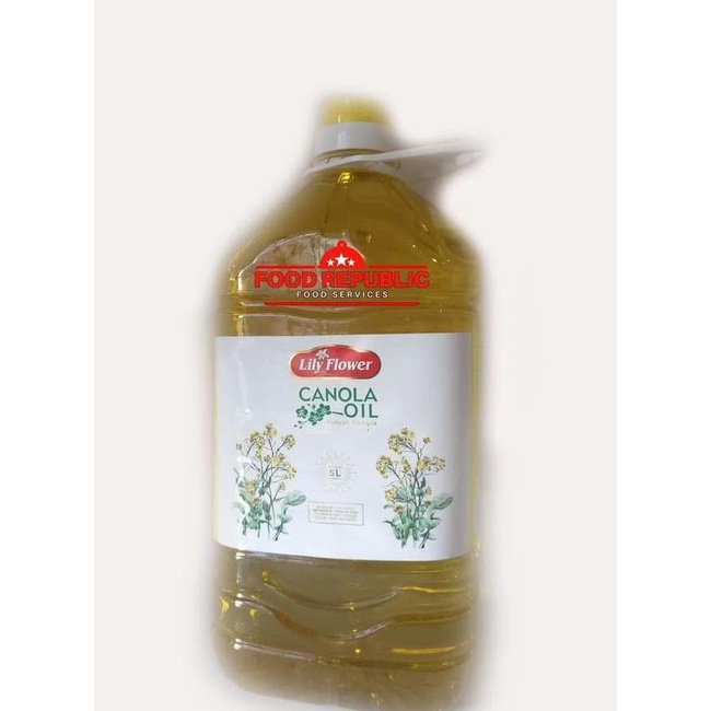 

Top Seller Canola Oil / Minyak Kanola Lily Flower 5 Ltr