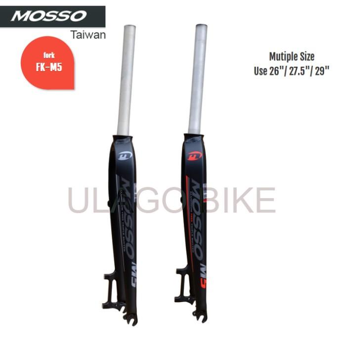 Frame Fork Rigid Mosso M5 Disc Brake Ori Taiwan Alloy 26 700C 27.5 29 Nt Md5