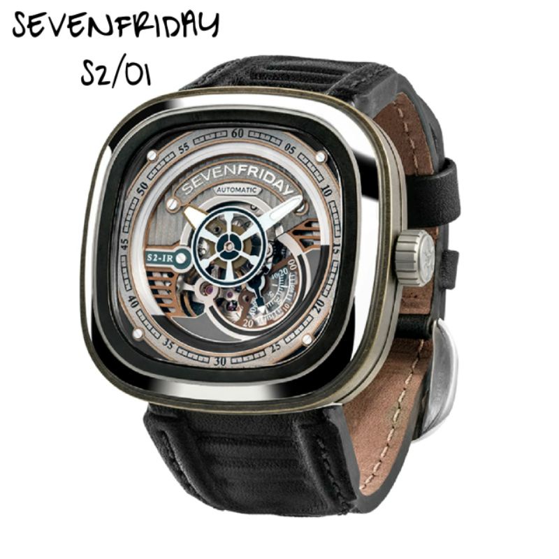 Jam tangan SEVENFRIDAYY SF S2/01 automatic, mesin Miyota Japan, NFC aktif Fullset