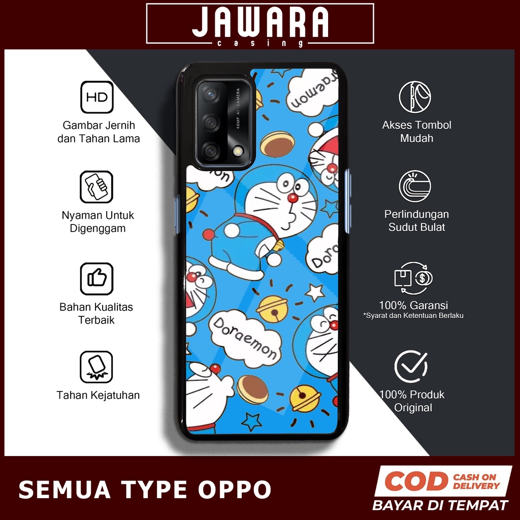 Case Oppo A74 4G A95 Case Hp Oppo A74 4G A95 Premium Glossy Jawara Casing [DRMN] Casing Hp Oppo A74 
