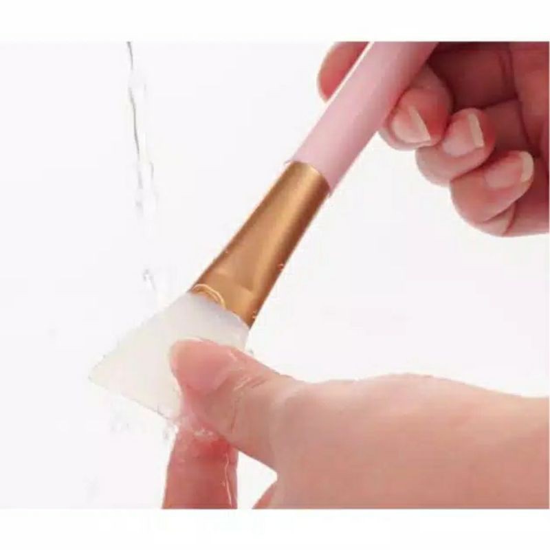 SILICONE BRUSH KUAS MASKER SILIKON SPATULA MASKER SENDOK MASKER