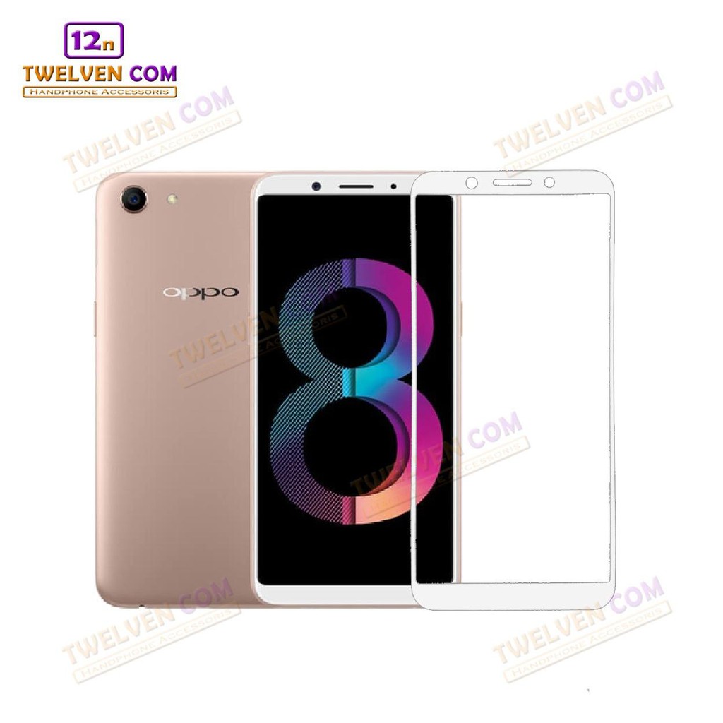 zenBlade 3D Full Cover Tempered Glass Oppo A83 - Putih