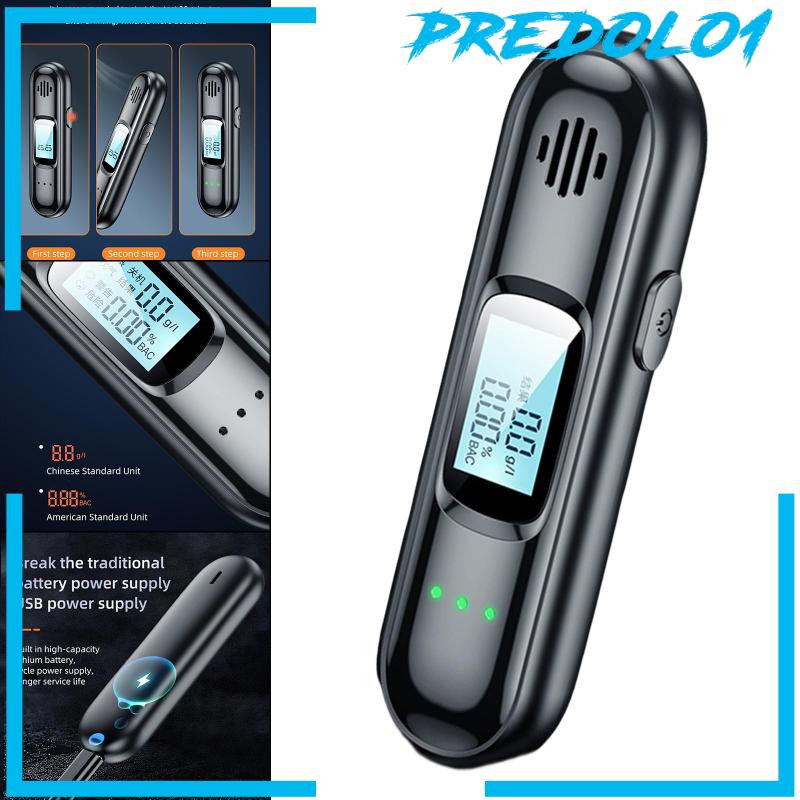 [PREDOLO1] Professional Digital Alcohol Breathalyser Breath-Alcohol Tester Rechargeable