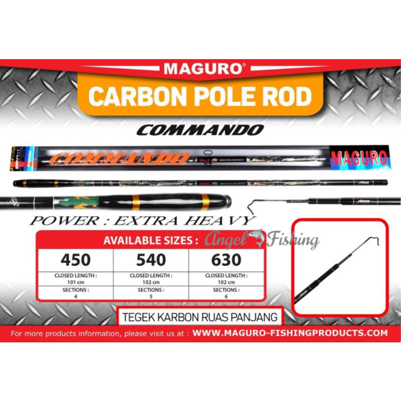 Joran TEGEK Maguro COMMANDO carbon pole