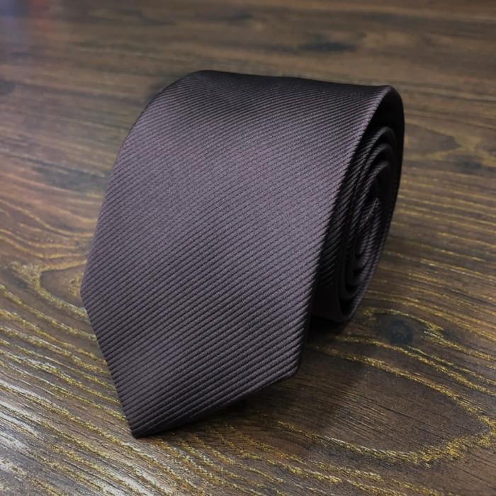 Dasi Dasi Coklat Tua Dasi Pria Berkwalitas