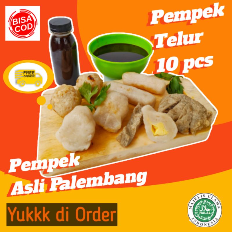 

Pempek Palembang Paket Telur Telok Empek Empek MPEKMPEK Mpek2 FROZEN ASLI Palembang