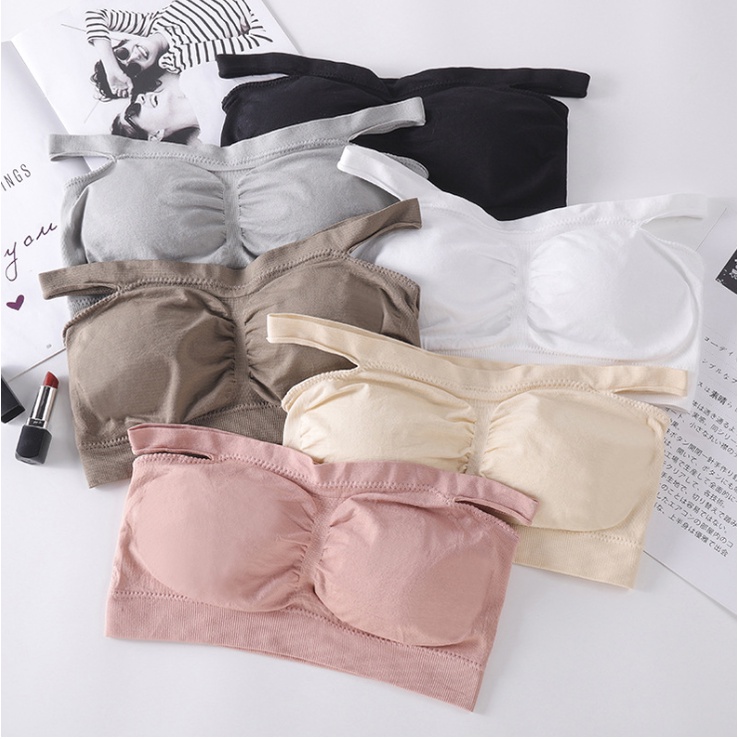 Bra Tank Top Bra Tanpa Kawat Bra Polos Bra Fashion Bra Yoga Bra Sport bra kaos bra kekinian