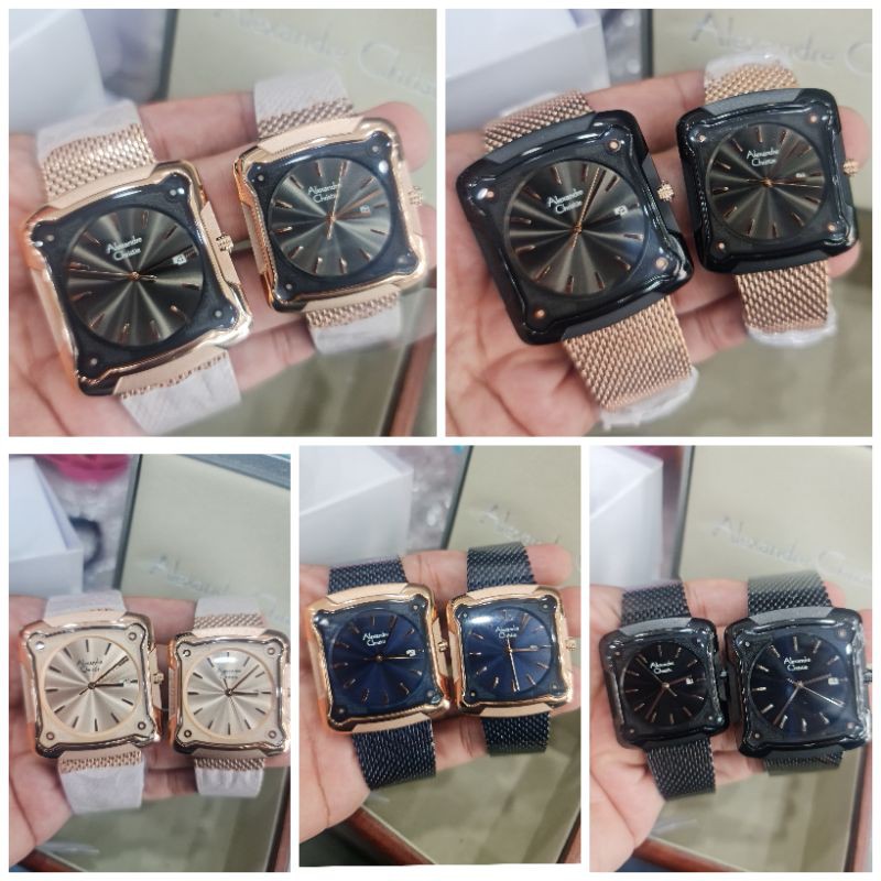 jam tangan alexandre christie ac3030 classic sandrope  couple 3030 boleh beli satuan