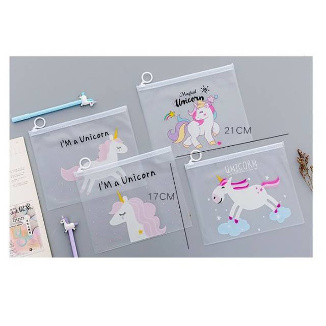 

TERMURAH !!! Unicorn and Panther A5 Stationery File Folder /Tas Wanita Cewek Tempat Pensil