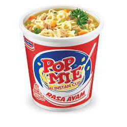 POP MIE Varian Kuah ( Rasa Ayam, Baso, Kari, Soto, Ayam Bawang, Pedes Dower ) Uk 75gr