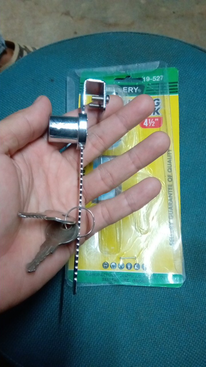 Kunci Etalase Kaca Lemari Kaca Sliding Glass Lock Anak Kunci 2 Sellery High Quality