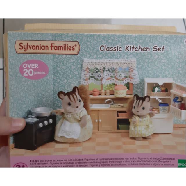Sylvanian classic kitchen set preloved