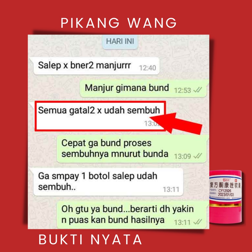 SALEP PI KANG WANG ORIGINAL 100% / SALEP PIKANGWANG ORIGINAL 100% ASLI / SALEP GATAL SELANGKANGAN