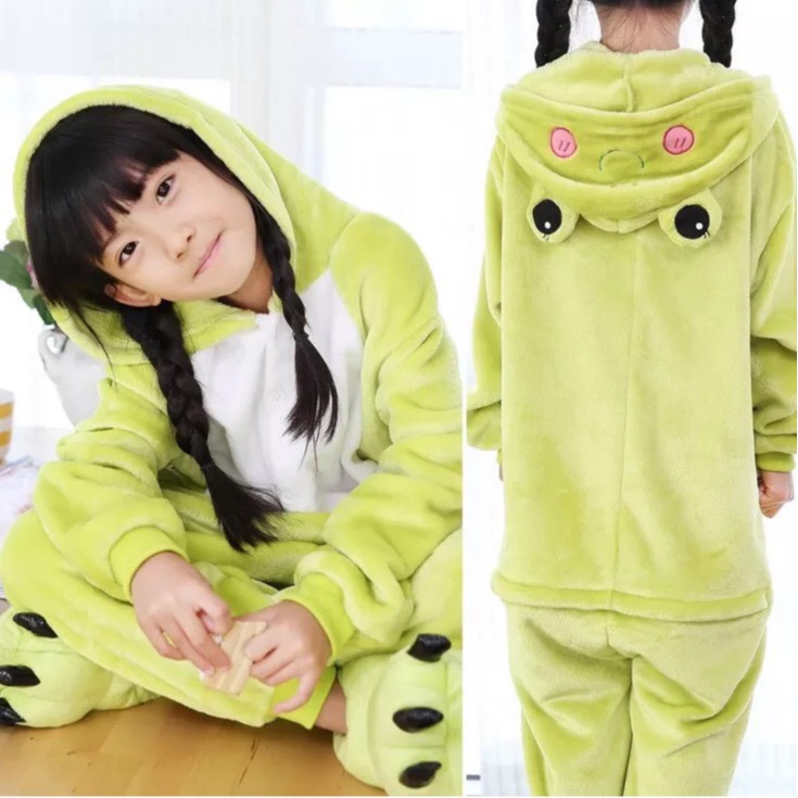 BAJU ONESIE KEROPPI KODOK KATAK PIYAMA KOSTUM