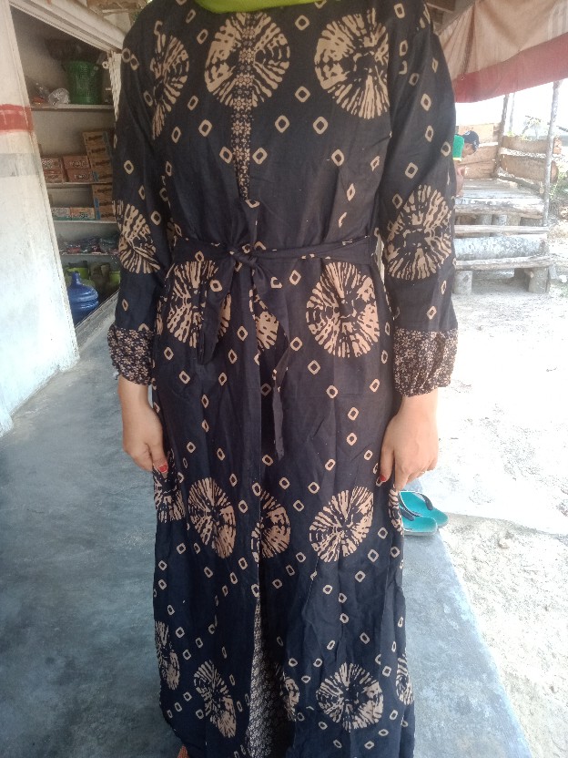 Gamis Batik Cardi Busui Syari Maxi Ndoro Jowi Best Seller, Gamis Batik Pekalongan, Batik Terlaris