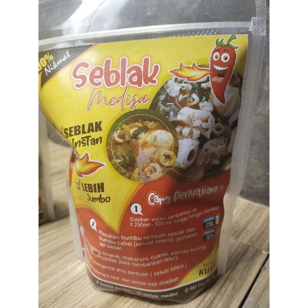 

seblak kuah aci