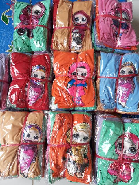 (COD) HIJAB LOL LED ANAK 2-7 tahun