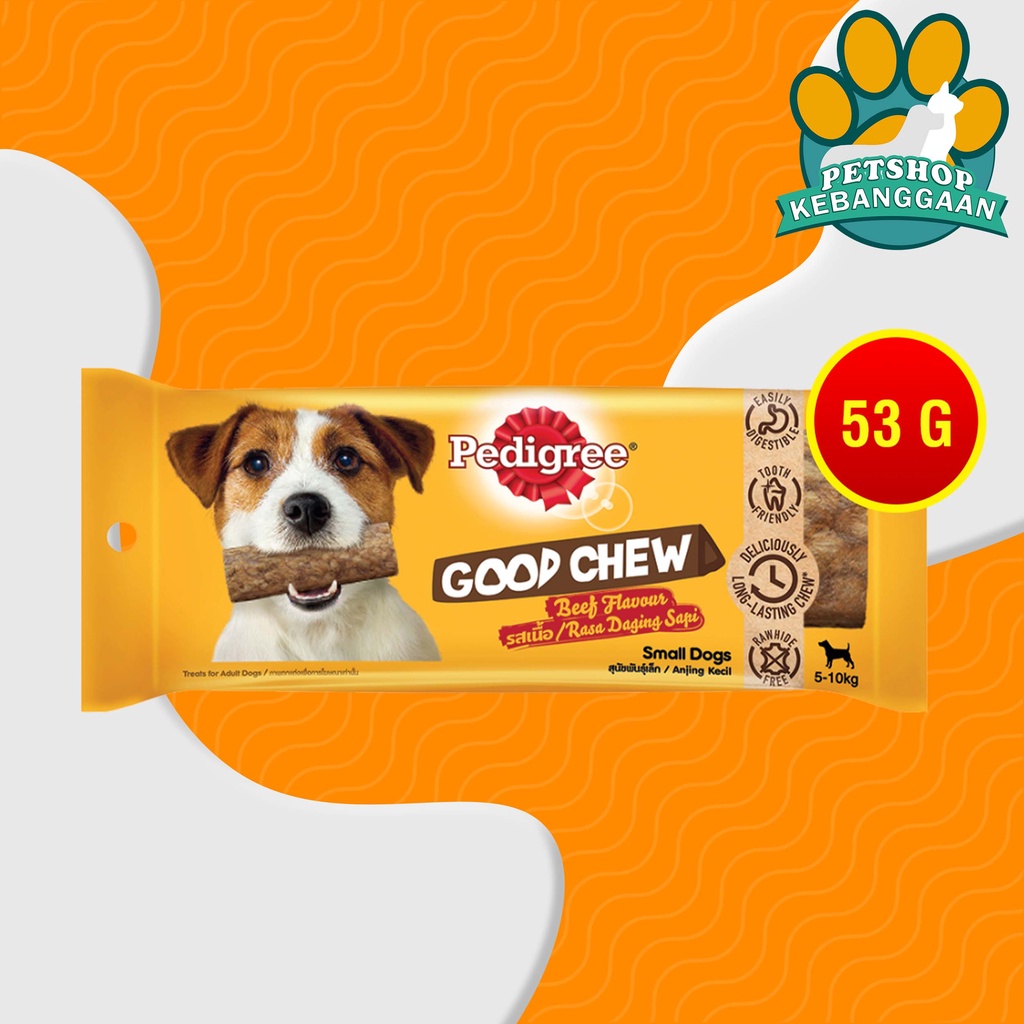 Pedigree Chew Makanan Cemilan Anjing Dog Snack Beef