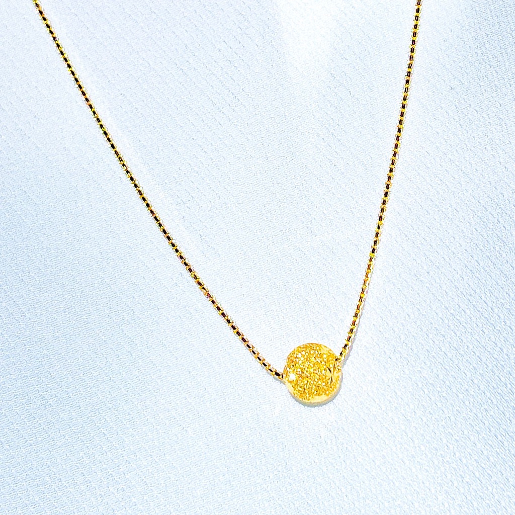 Kalung set emas asli kadar 700 70 16k boba doff kilat shining like moon tali rantai itali italy padat gold necklace meteor baby bayi