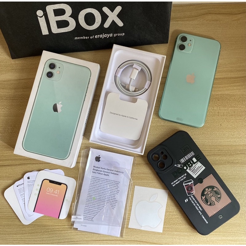 iPhone 11 64Gb PA/A Garansi iBox sampai April 2023 HB98% Super Like New