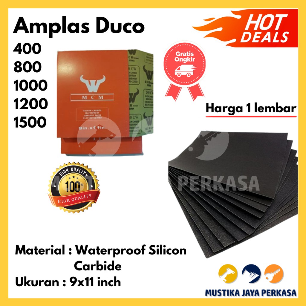 Amplas Duco Penghalus Kayu Pengikis murah lembar Waterproof