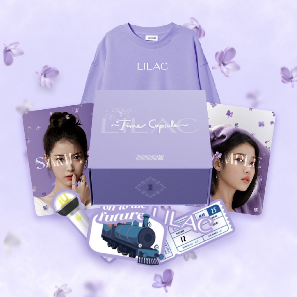 BAJU/SWEATER IU LILAC - BOOMPHIXON Vol. 3 - KONSER IU