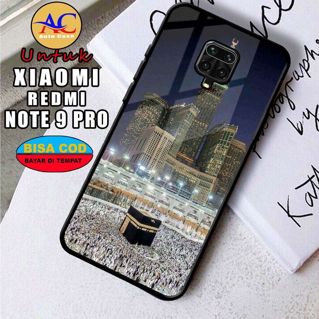 Softcase Glass kaca untuk Xiami Redmi Note 9 Pro ISLMC Casing Handphone Case Hp Procamera