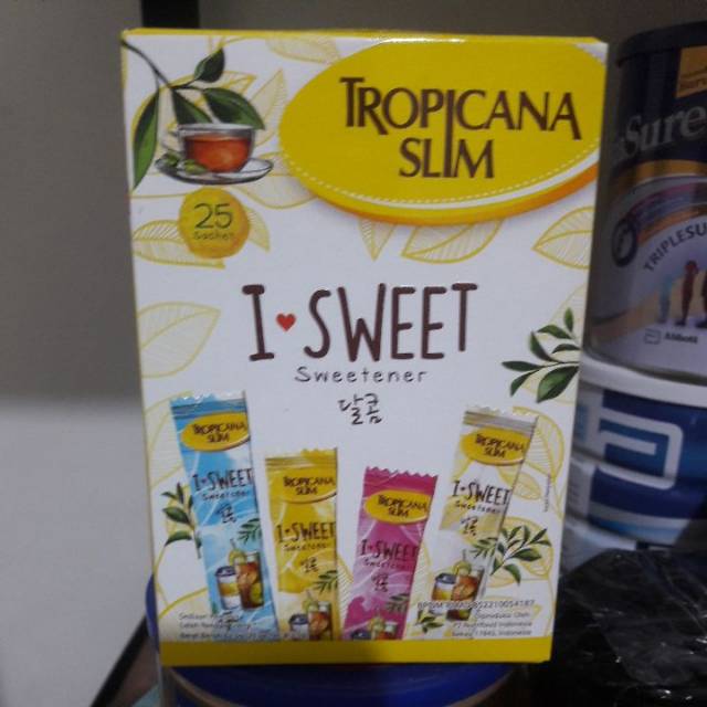 

Tropicana slim i-sweet 25sachet
