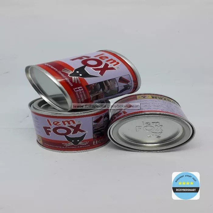 

Lem FOX / Glue FOK kaleng -Polychloroprene Contact Adhesive