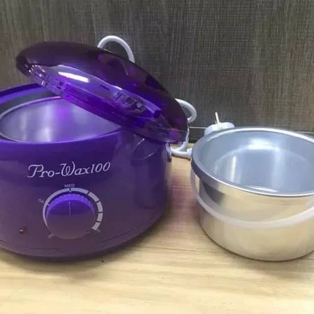 Jual Alat pemanas parafin hard wax gula waxing heating Ungu pemanas