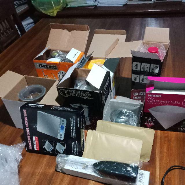 Paket Hemat Usaha Angkringan, Alat Seduh Kopi Manualbrew Coffee Maker