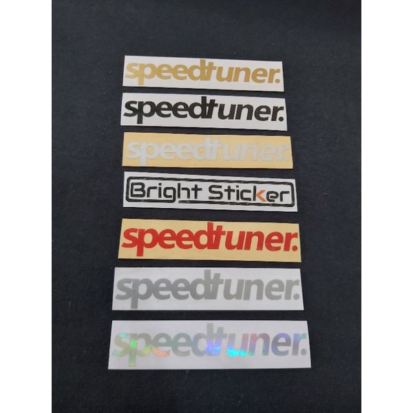 STICKER SPEEDTUNER 10 CM CUTTING