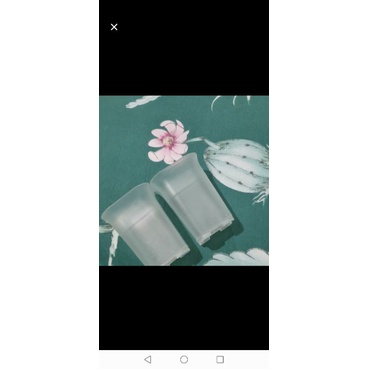 pot kotak 5 cm transparan