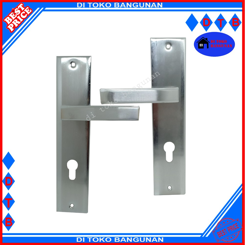 Kunci Pintu plat Besar Allegra E02 Gagang Pintu Rumah Handle Pintu