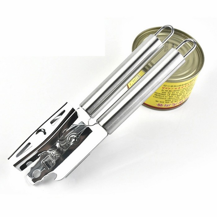 Can Opener / Alat Pembuka Tutup Kaleng dan Botol Stainless Steel