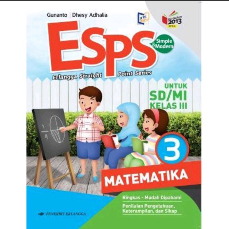 Erlangga - ESPS Matematika Untuk Kelas 1,2,3,4,5,6 SD/MI Kurikulum 2013 Revisi-3