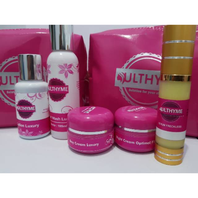 PAKET WAJAH FLEK ULTHYME+SERUM FLEKLES ULTHYME