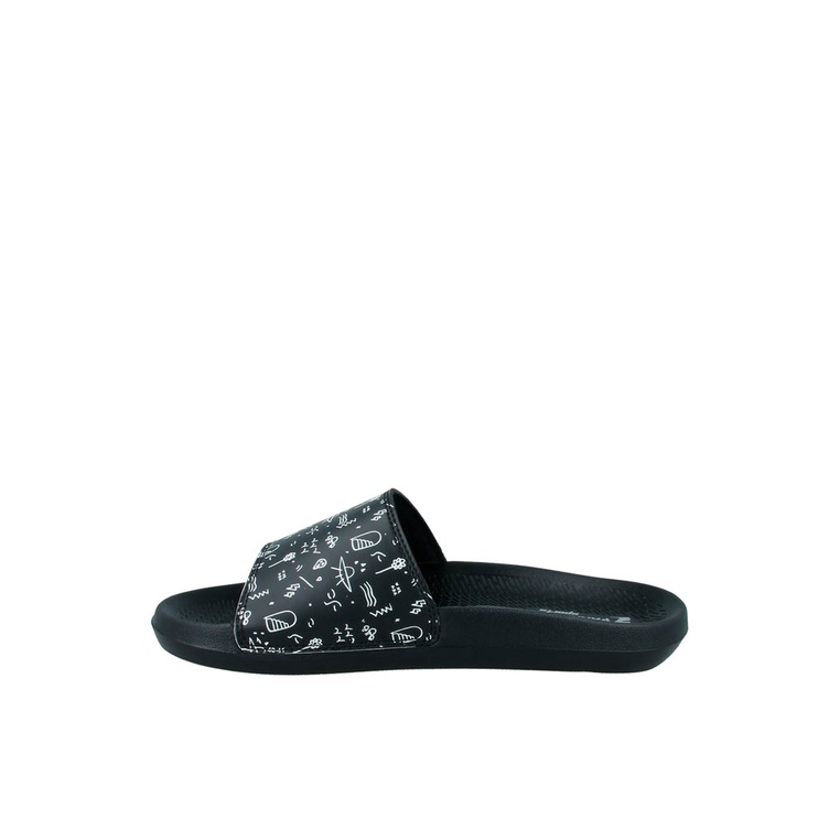 SANDAL SLIDE PAKALOLO PRIA ORIGINAL CASUAL BRANDED ASLI HITAM PB17