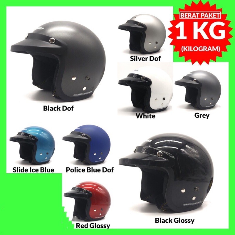 HELM CARGLOSS RETRO / CFM RETRO CARGLOSS/ CARGLOSS HELM / HELM VESPA / HELM BOGO RETRO