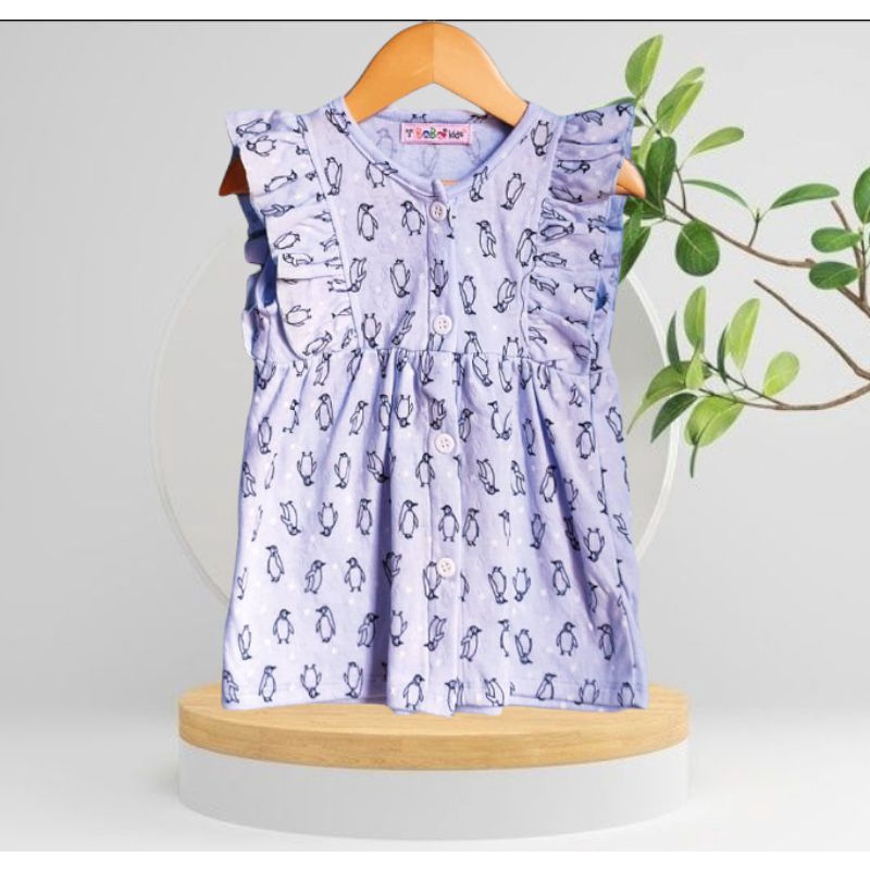 [Bobo kids] BAJU ANAK PEREMPUAN [YUMY] [2-5 T] [DRESS ANAK KATUN KAOS MIX MOTIF] [MBK]