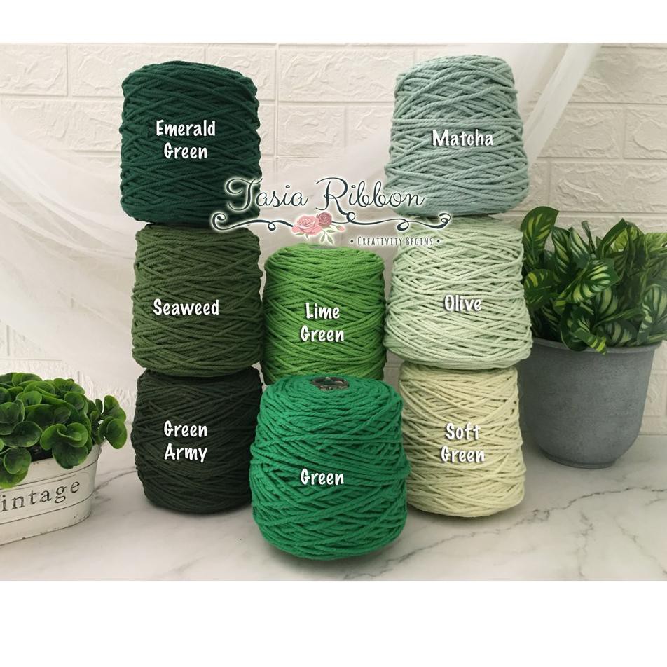 

Laris DNMSW Tali Katun Macrame 4mm - COLOUR PART1 37 Diskon