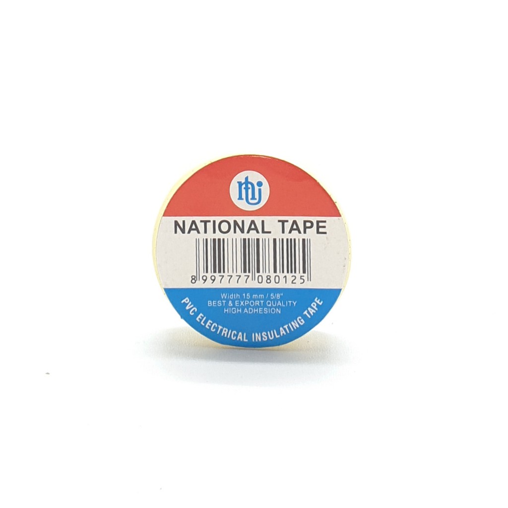 National Isolasi Kabel Listrik Pvc KECIL Warna BENING 5/8&quot; x 15mm (Harga 1 Bj)
